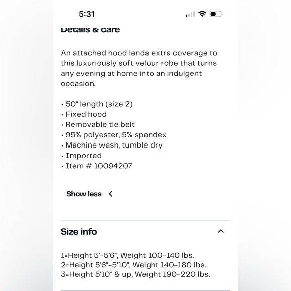 Barefoott Dreams Women’s Robe NWT - Picture 7 of 8